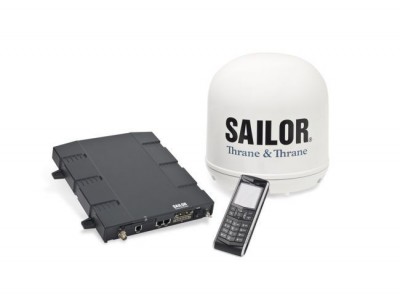 Спутниковый терминал системы Инмарсат Sailor FBB 150